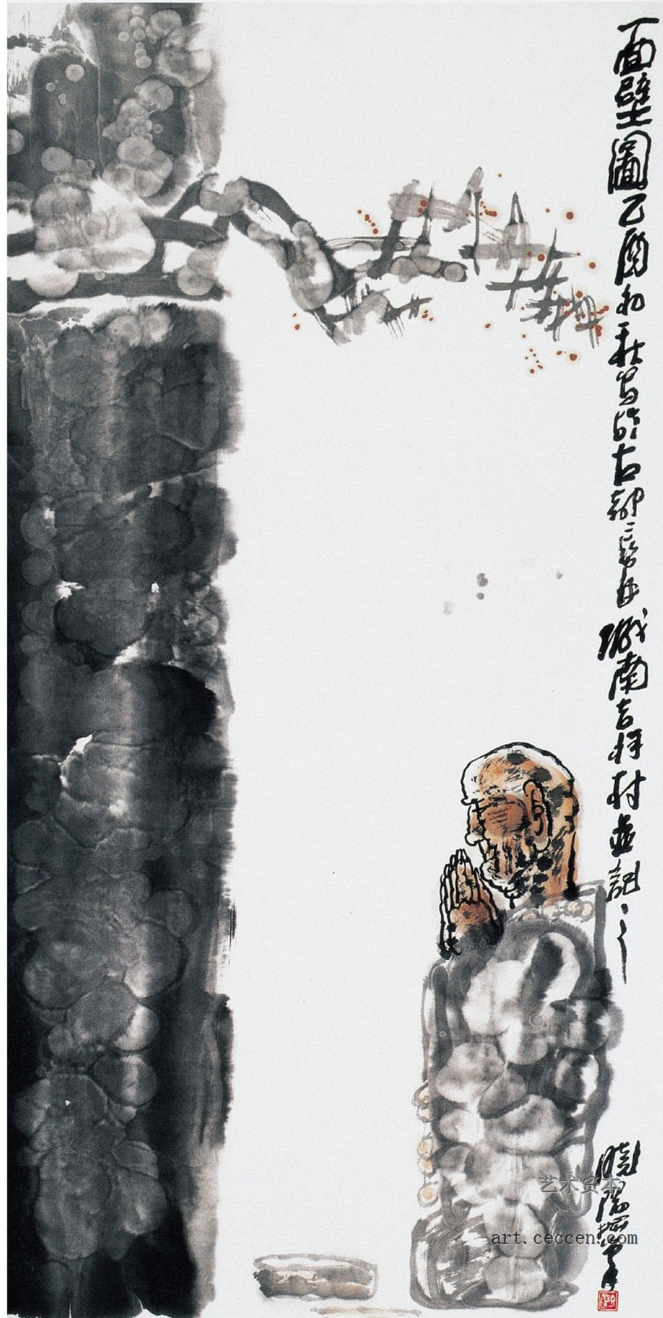 面壁 136×68cm 2007年